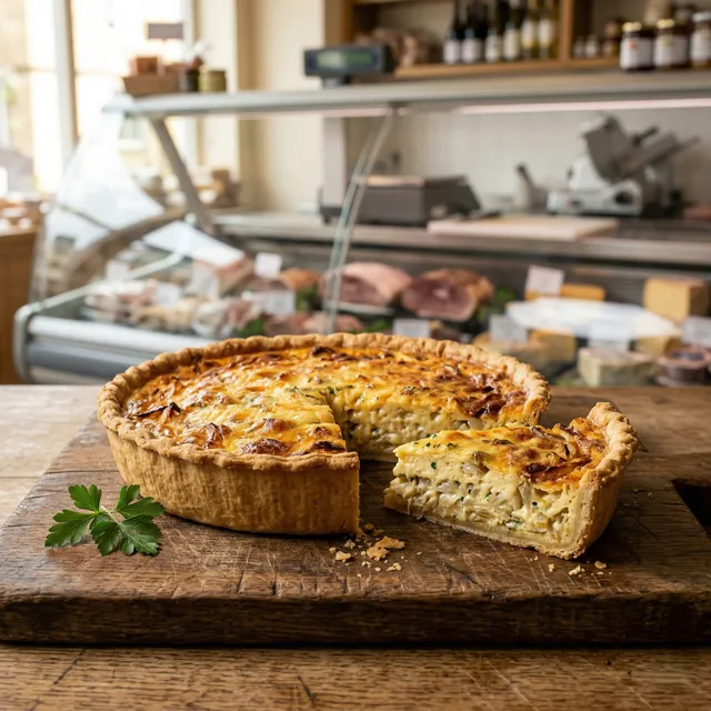 Cheese and Onion Quiche