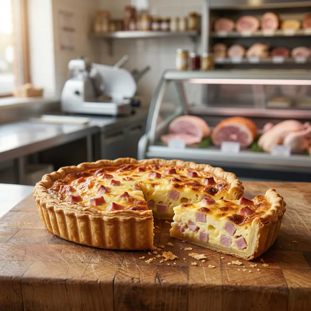 Ham and Cheese Quiche