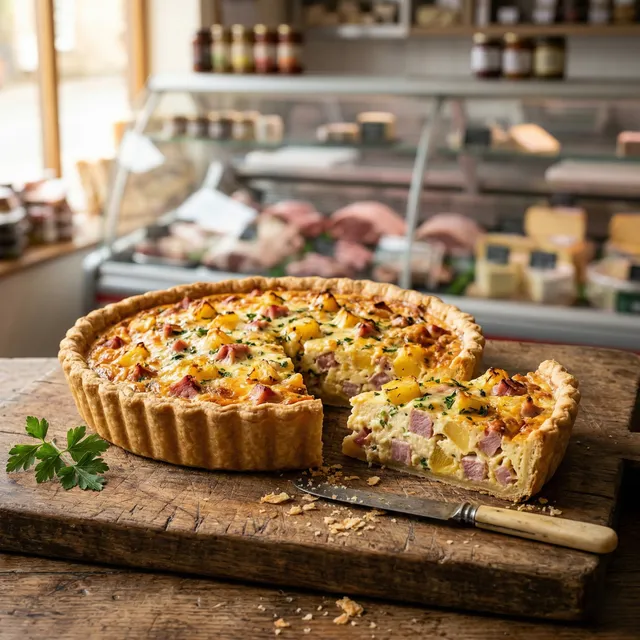 Ham and Pineapple Quiche