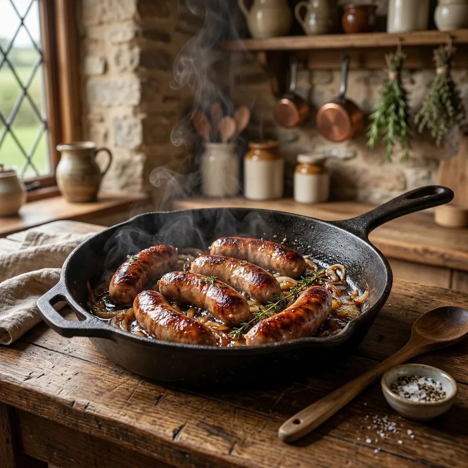 Caramelised Onion Sausages 1