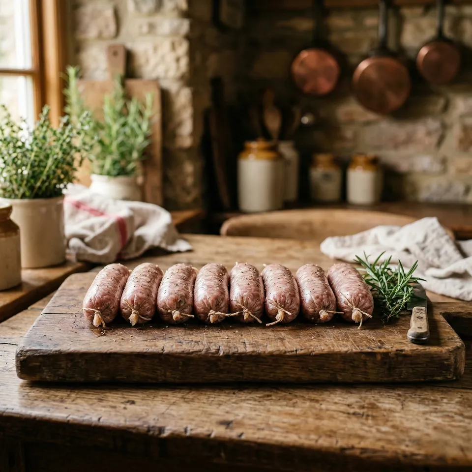 Thin Pork Sausages 1