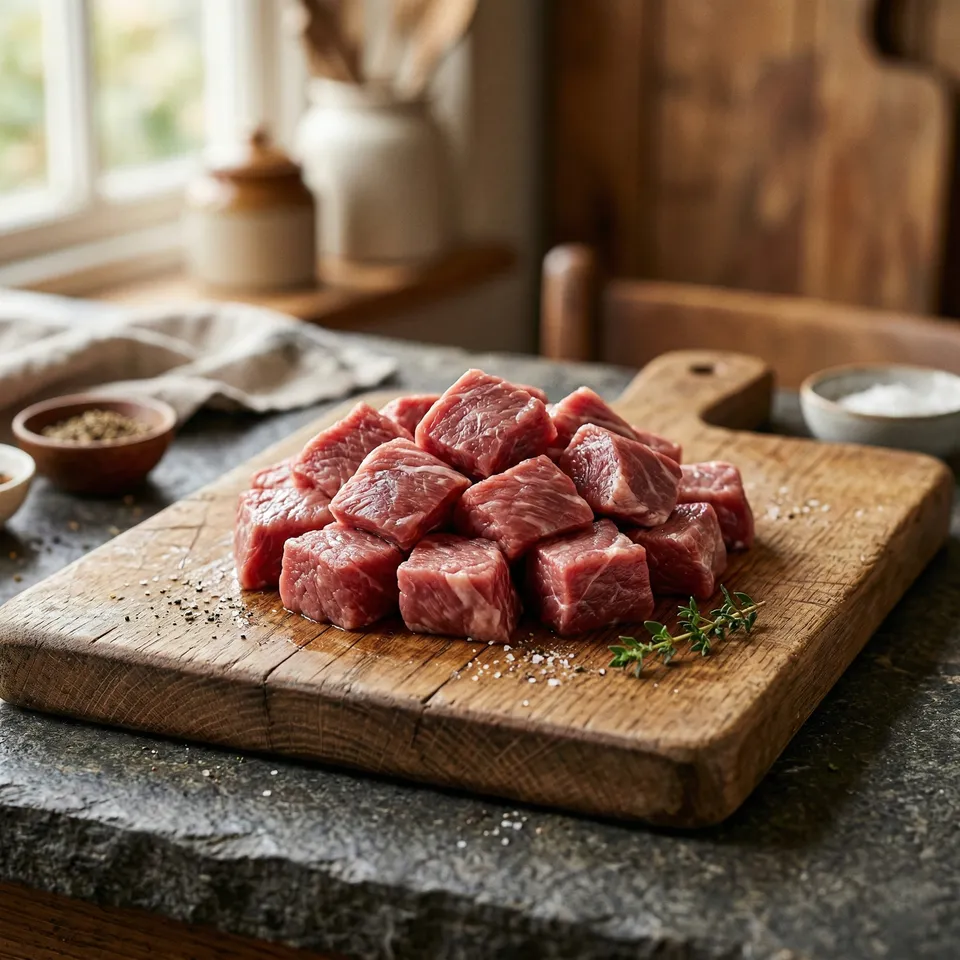 Diced Lamb 1